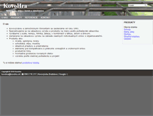 Tablet Screenshot of kovohra.sk